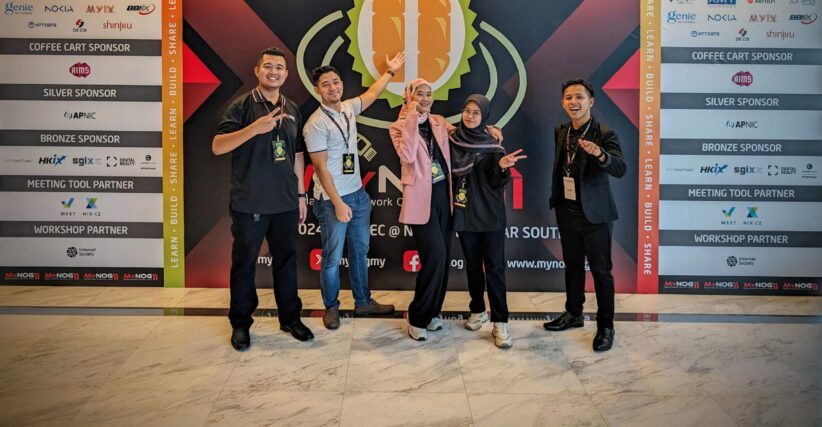 X86 Network team members at MyNOG