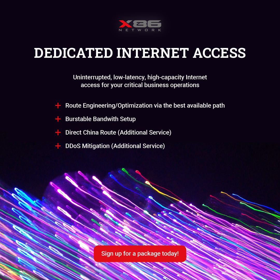 X86 Dedicated Internet Access