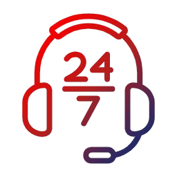 24/7 technical support icon showing a headset representing continuous customer assistance and network monitoring. {{brizy_dc_image_alt imageSrc=