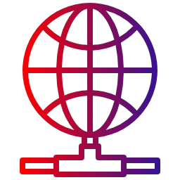 Ethernet Private Line icon showing a globe connected by a network link representing secure point-to-point connectivity. {{brizy_dc_image_alt imageSrc=
